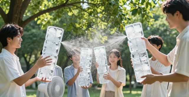 大冰块降温方法_望城区夏季防暑降温大冰块_大冰块户外活动使用时长